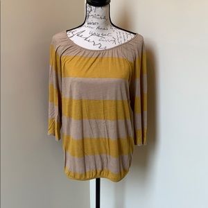LOFT Petite Striped Blouse